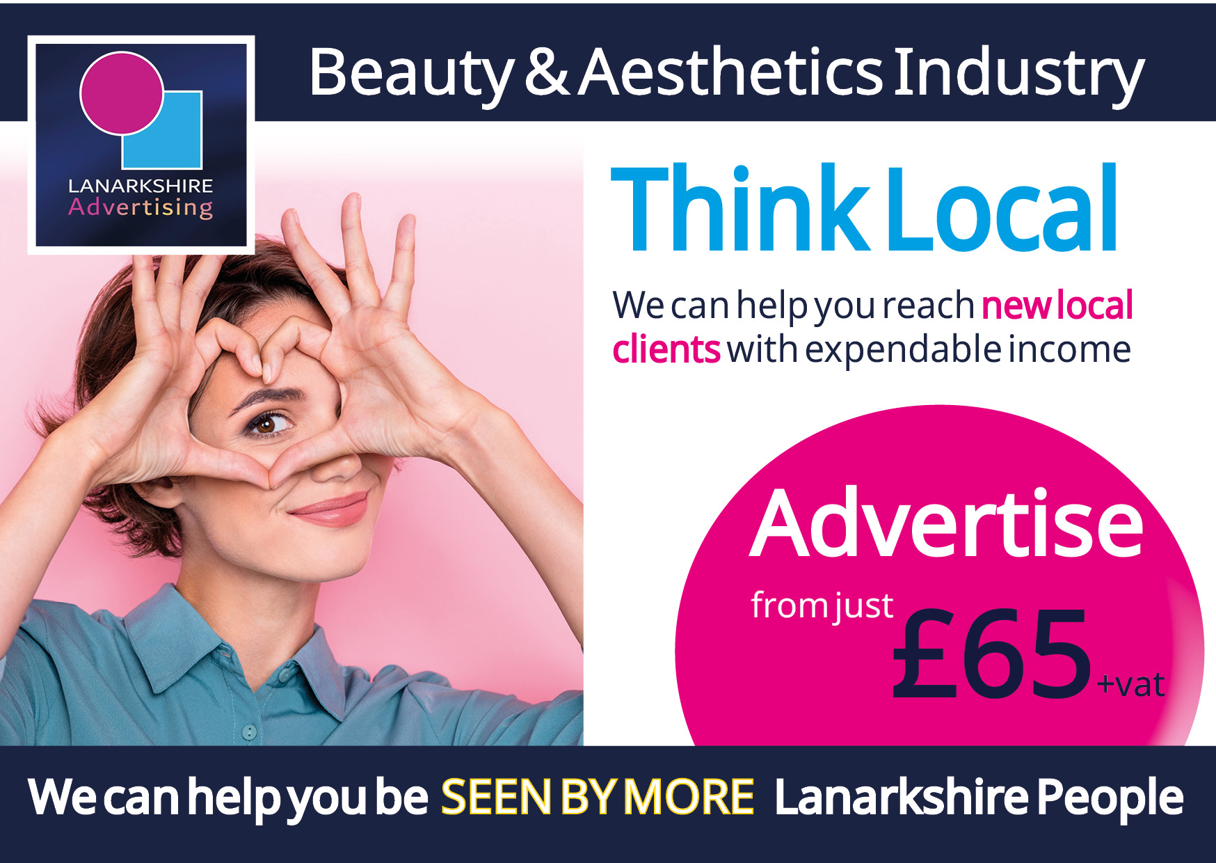 Beauty business advertising offer