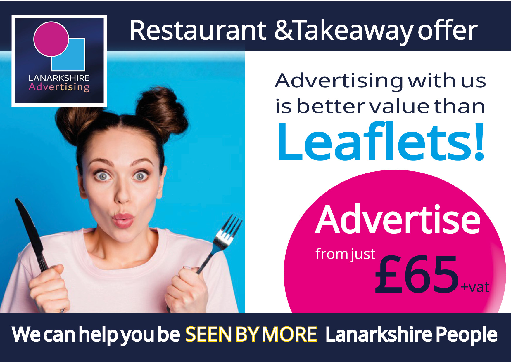 Food business advertising offer